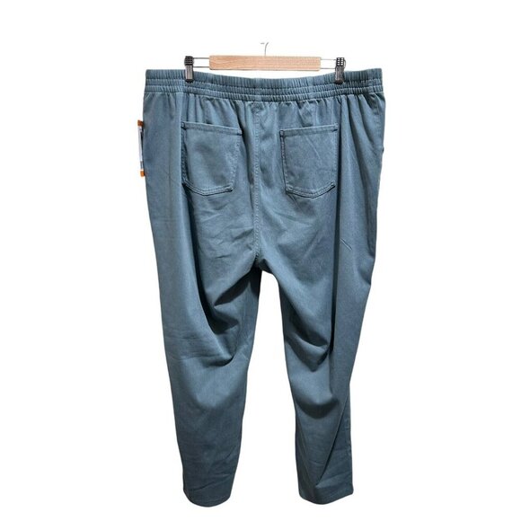 32 Degrees Heat Pants XXL Blue Elastic Waist Stretch Cotton Twill Slacks NWT - Picture 3 of 7